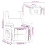 Schwarzer Massagesessel aus Kunstleder von , Elektrische Massagesessel - Ref: Foro24-344181, Preis: 212,98 €, Rabatt: %