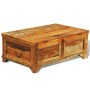 Mesa de centro vintage con almacenaje madera reciclada en Mesas de centro | Comprar online en Foru.es