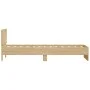 Cama con cabecero madera de ingeniería roble Sonoma 90x190 cm de , Camas y somieres - Ref: Foro24-838654, Precio: 92,47 €, De...