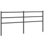 Cabecero de metal negro 193 cm de , Cabeceros y pies de cama - Ref: Foro24-355402, Precio: 29,66 €, Descuento: %