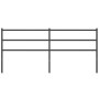 Cabecero de metal negro 193 cm de , Cabeceros y pies de cama - Ref: Foro24-355402, Precio: 29,66 €, Descuento: %