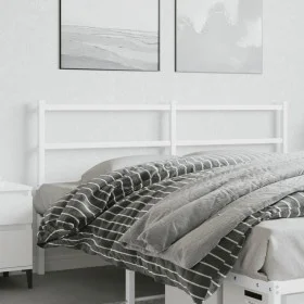 White metal headboard 160 cm by , Headboards and footboards - Ref: Foro24-355449, Price: 27,94 €, Discount: %