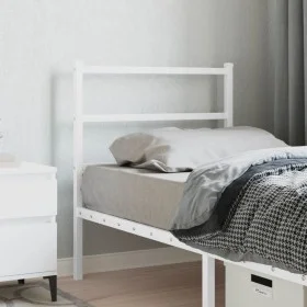 Cabecero de metal blanco 75 cm de , Cabeceros y pies de cama - Ref: Foro24-355440, Precio: 19,42 €, Descuento: %