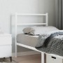 Cabecero de metal blanco 75 cm de , Cabeceros y pies de cama - Ref: Foro24-355440, Precio: 19,69 €, Descuento: %