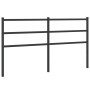 Cabecero de metal negro 160 cm de , Cabeceros y pies de cama - Ref: Foro24-355400, Precio: 30,43 €, Descuento: %