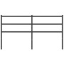 Cabecero de metal negro 160 cm de , Cabeceros y pies de cama - Ref: Foro24-355400, Precio: 30,43 €, Descuento: %
