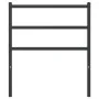 Black metal headboard 80 cm by , Headboards and footboards - Ref: Foro24-355392, Price: 19,43 €, Discount: %