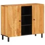 Armario auxiliar madera maciza de acacia 90x33x75 cm de , Aparadores - Ref: Foro24-356883, Precio: 106,14 €, Descuento: %