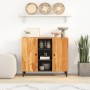 Armario auxiliar madera maciza de acacia 90x33x75 cm de , Aparadores - Ref: Foro24-356883, Precio: 137,96 €, Descuento: %