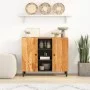 Armario auxiliar madera maciza de acacia 90x33x75 cm de , Aparadores - Ref: Foro24-356883, Precio: 106,14 €, Descuento: %