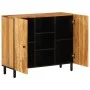 Armario auxiliar madera maciza de acacia 90x33x75 cm de , Aparadores - Ref: Foro24-356883, Precio: 106,14 €, Descuento: %