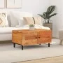 Mesa de centro madera maciza de acacia 80x50x40 cm de , Mesas de centro - Ref: Foro24-356860, Precio: 80,60 €, Descuento: %
