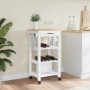 Carrito de cocina MONZA madera maciza de pino 48x40x90 cm de , Carros de cocina y comedor - Ref: Foro24-376081, Precio: 94,16...