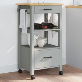 Carrito de cocina MONZA madera maciza de pino 48x40x90 cm de , Carros de cocina y comedor - Ref: Foro24-376083, Precio: 107,3...