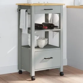 MONZA kitchen cart solid pine wood 48x40x90 cm by , Kitchen and dining carts - Ref: Foro24-376083, Price: 101,88 €, Discount: %