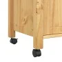 Carrito de cocina MONZA madera maciza de pino 84x40x90 cm de , Carros de cocina y comedor - Ref: Foro24-376106, Precio: 150,8...