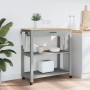 Carrito de cocina MONZA madera maciza de pino 84x40x90 cm de , Carros de cocina y comedor - Ref: Foro24-376104, Precio: 119,6...