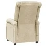 Sillón de masaje de tela color crema de , Sillones de masaje eléctricos - Ref: Foro24-348446, Precio: 228,11 €, Descuento: %