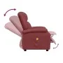 Sillón de masaje de cuero sintético rojo tinto de , Sillones de masaje eléctricos - Ref: Foro24-348465, Precio: 199,52 €, Des...