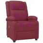 Sillón de masaje de cuero sintético rojo tinto de , Sillones de masaje eléctricos - Ref: Foro24-348465, Precio: 199,52 €, Des...