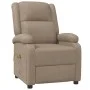 Sillón de masaje de cuero sintético color capuchino de , Sillones de masaje eléctricos - Ref: Foro24-348467, Precio: 224,18 €...