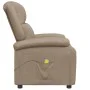 Sillón de masaje de cuero sintético color capuchino de , Sillones de masaje eléctricos - Ref: Foro24-348467, Precio: 224,18 €...