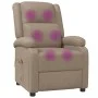 Sillón de masaje de cuero sintético color capuchino de , Sillones de masaje eléctricos - Ref: Foro24-348467, Precio: 224,18 €...
