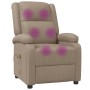 Sillón de masaje de cuero sintético color capuchino de , Sillones de masaje eléctricos - Ref: Foro24-348467, Precio: 228,13 €...