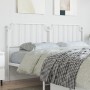 Cabecero de metal blanco 180 cm de , Cabeceros y pies de cama - Ref: Foro24-373972, Precio: 30,00 €, Descuento: %