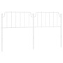 Cabecero de metal blanco 180 cm de , Cabeceros y pies de cama - Ref: Foro24-373972, Precio: 30,00 €, Descuento: %