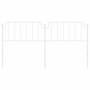 Cabecero de metal blanco 180 cm de , Cabeceros y pies de cama - Ref: Foro24-373972, Precio: 30,00 €, Descuento: %
