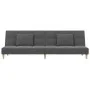 2-Sitzer-Schlafsofa mit zwei Kissen aus hellgrauem Stoff von , Sofas - Ref: Foro24-375792, Preis: 252,43 €, Rabatt: %
