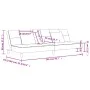 2-Sitzer-Schlafsofa mit zwei Kissen aus hellgrauem Stoff von , Sofas - Ref: Foro24-375792, Preis: 252,43 €, Rabatt: %