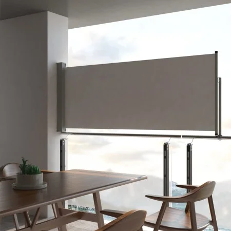 Retractable side awning for patio 100x300 cm gray by vidaXL, Umbrellas - Ref: Foro24-45186, Price: 80,13 €, Discount: %