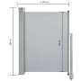 Toldo lateral retráctil para patio 100x300 cm gris de vidaXL, Sombrillas - Ref: Foro24-45186, Precio: 82,13 €, Descuento: %