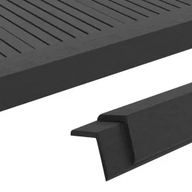 Molduras angulares 5 uds WPC negro 170 cm de vidaXL, Suelos y moquetas - Ref: Foro24-45020, Precio: 50,69 €, Descuento: %