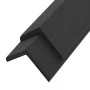 5 units of black WPC angular moldings 170 cm by vidaXL, Floors and carpets - Ref: Foro24-45020, Price: 50,69 €, Discount: %