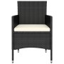 Juego de muebles de jardín de 5 piezas ratán sintético negro de , Conjuntos de jardín - Ref: Foro24-3058472, Precio: 243,28 €...
