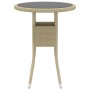 Juego de muebles de jardín de 5 piezas ratán sintético beige de , Conjuntos de jardín - Ref: Foro24-3058470, Precio: 252,41 €...