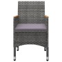 Juego de comedor de jardín de 5 piezas gris de , Conjuntos de jardín - Ref: Foro24-3068748, Precio: 363,73 €, Descuento: %
