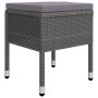 Juego de comedor de jardín de 5 piezas gris de , Conjuntos de jardín - Ref: Foro24-3068748, Precio: 363,73 €, Descuento: %