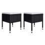Juego de comedor de jardín de 5 piezas negro de , Conjuntos de jardín - Ref: Foro24-3068743, Precio: 351,21 €, Descuento: %