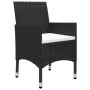 Juego de comedor de jardín de 5 piezas negro de , Conjuntos de jardín - Ref: Foro24-3068743, Precio: 351,21 €, Descuento: %