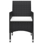 Juego de comedor de jardín de 5 piezas negro de , Conjuntos de jardín - Ref: Foro24-3068743, Precio: 351,21 €, Descuento: %