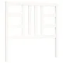 Estructura de cama con cabecero madera maciza blanco 100x200 cm de , Camas y somieres - Ref: Foro24-3193912, Precio: 108,32 €...