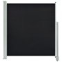 Toldo lateral retráctil para patio 140x300 cm negro de vidaXL, Sombrillas - Ref: Foro24-45190, Precio: 58,71 €, Descuento: %