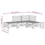 Juego de muebles de jardín 4 pzas madera de pino impregnada de , Conjuntos de jardín - Ref: Foro24-3186507, Precio: 229,71 €,...