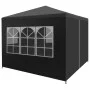 Carpa para celebraciones gris antracita 3x3 m de vidaXL, Carpas y cenadores - Ref: Foro24-45098, Precio: 81,43 €, Descuento: %