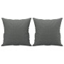 Sofá de 2 plazas con cojines tela gris oscuro 120 cm de , Sofás - Ref: Foro24-3200902, Precio: 242,52 €, Descuento: %