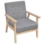 Juego de sofás de 2 piezas tela gris claro de , Sofás - Ref: Foro24-275177, Precio: 455,69 €, Descuento: %